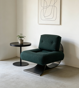 Silla decorativa de acero inoxidable 