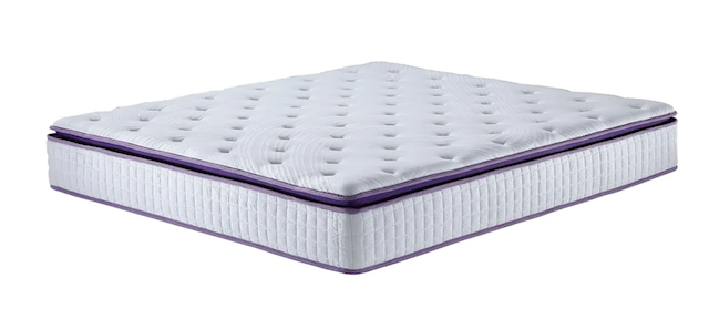  Colchón de almohada top colchón híbrido insolio en un colchón de bobina de bolsillo de una caja